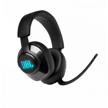 JBL Quantum 400 black žične over ear gaming slušalice sa surround, 3.5mm i USB extend, RGB crne