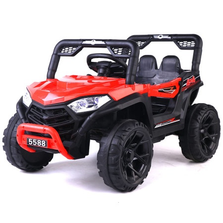 Jeep Style auto na akumulator za decu - Crveni