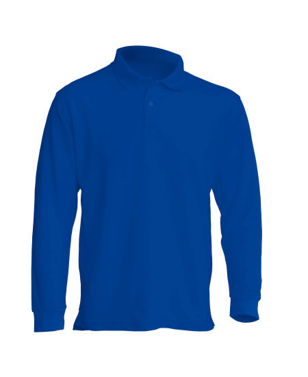 JHK muška polo majica dugih rukava, royal plava veličina l ( pora210lsrbl ) - Img 1