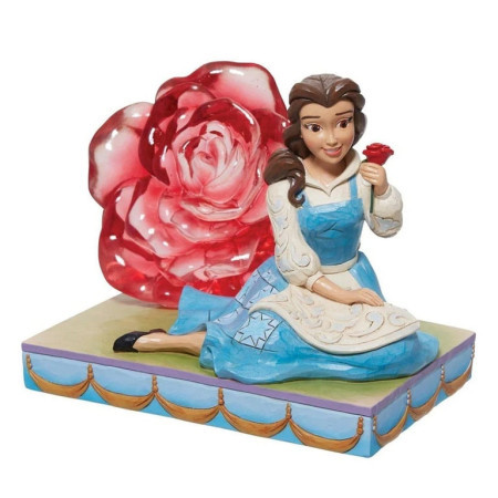 Jim Shore An Enchanted Rose (Belle with Clear Resin Rose Figurine) ( 060000 ) - Img 1