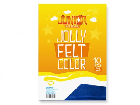 Jolly Color Felt, fini filc, plava, A4, 10K ( 135050 ) - Img 1