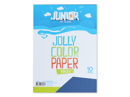 Jolly papir u boji, teget, A4, 180g 10K ( 136252 ) - Img 1