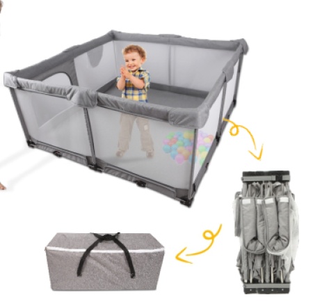 Joy Sklopiva ogradica za bebe 130x130 cm ( 21484 )