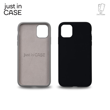 Just in case 2u1 extra case mix plus paket crni za iPhone 11 ( MIXPL102BK ) - Img 1