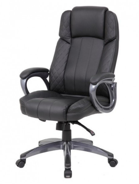 Kancelarijska stolica OFFICE STAR od eko kože - Crna - Img 1