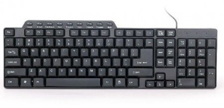 KB-UM-104 Gembird Multimedijalna tastatura US layout black USB