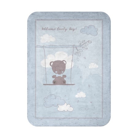 Kikka Boo Super soft baby ćebence 80x110 Dream Big Blue ( KKB22161 )