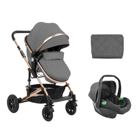 KikkaBoo Kolica Amaia Dark Grey premium set 2in1 sa autosedištem I-Size ( KKB11244 SET )