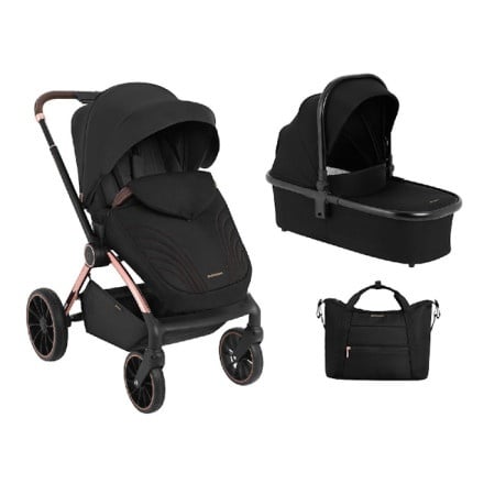 KikkaBoo Kolica Kara 2in1 set sa tvrdom korpom Black ( KKB23141 )