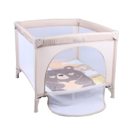 KikkaBoo prenosiva ogradica enjoy bear beige ( KKB50012 )