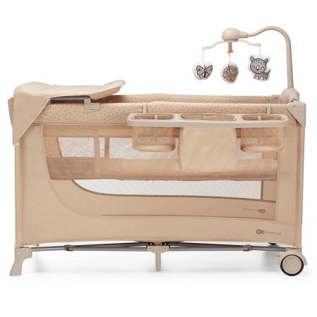 Kinderkraft prenosivi krevetac sa dodacima joy 2 beige ( KLJOY02BEG000AC )-1