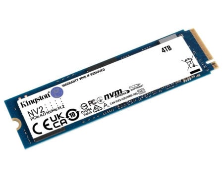 Kingston 4TB M.2 NVMe SNV2S/4000G SSD NV2 series