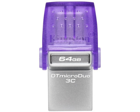 Kingston 64GB DataTraveler MicroDuo 3C USB 3.2 flash DTDUO3CG3/64GB - Img 1