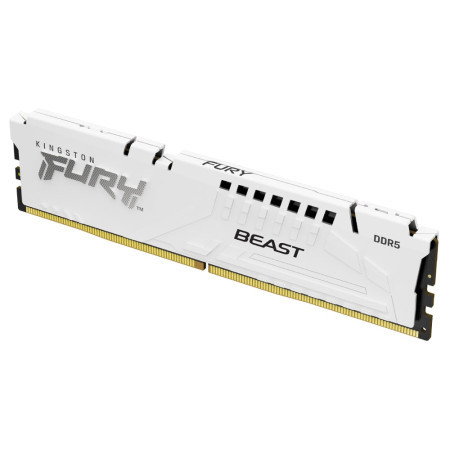 Kingston DDR5 32GB 5200MHz CL40 [fury beast] white XMP memorija ( KF552C40BW-32 )