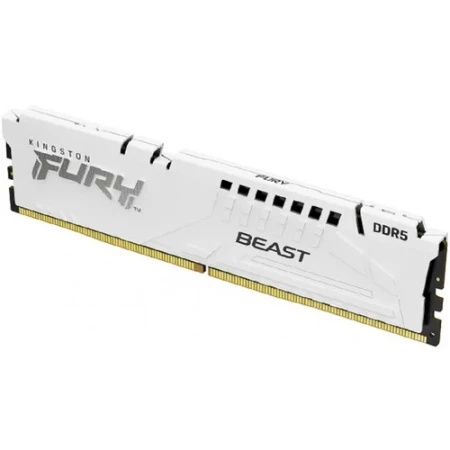 Kingston DIMM DDR5 32GB (2x16GB kit) 6000MT/s KF560C36BWEA-32 FURY Beast RGB White EXPO