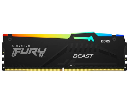 Kingston DIMM DDR5 32GB 5600MT/s KF556C36BBEA-32 Fury Beast RGB EXPO - Img 1