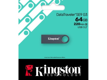 Kingston ke-u2x64-1ac/datatraveler se9 g3/dark nickel USB memorija ( KE-U2X64-1AC )