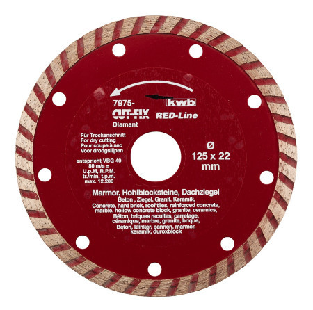 KWB RedLine diamant rezni disk 115, Cut-Fix, 7.0x2.1 ( KWB 49797140 )