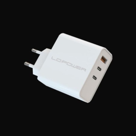 Lc power lc-gan-65 usb gan technology charger 2xusb-c, 1xusb-a adapter ( 23733 )