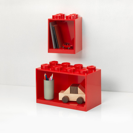 Lego police u obliku kocaka, dvodelni set, crvena ( 41171730 )