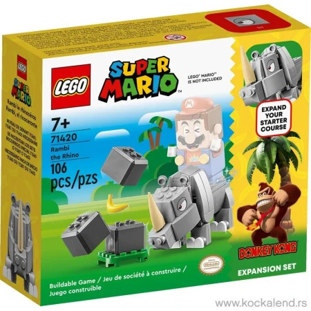 Lego supermario rambi the rhino expansion set ( LE71420 )
