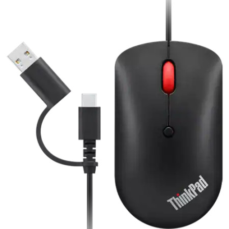Lenovo ThinkPad USB-C wired compact mouse ( 4Y51D20850 )