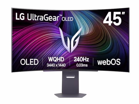LG 45GX90SA-B 44.5"/OLED,21:9,zakrivljen/3440x1440/240Hz/0,03ms GtG/HDMIx2,DP,USB/Gsync Monitor ( 45GX90SA-B )