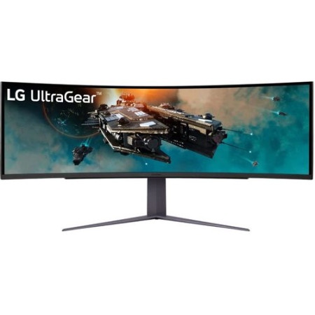 LG 49” ultragear curved va dual qhd 5120x1440@240hz gaming monitor ( 49GR85DC-B )