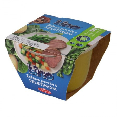 Lino Zeleno povrće s teletinom 190g ( A041080 ) - Img 1