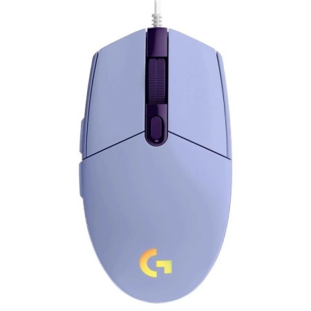 Logitech g102 lightsync gaming wired mouse usb lilac ( 24451 )
