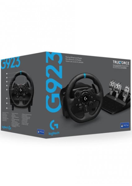 Logitech G923 racing wheel and pedals PC/PS4 ( 041930 )