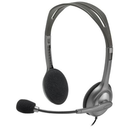 Logitech H111 corded stereo headset black ( 981-000593 )
