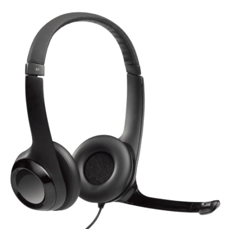 Logitech H390 corded headset black USB ( 981-000406 )