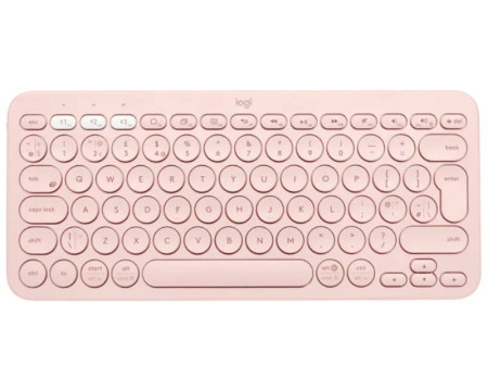 Logitech K380 bluetooth multi-device US roze tastatura - Img 1
