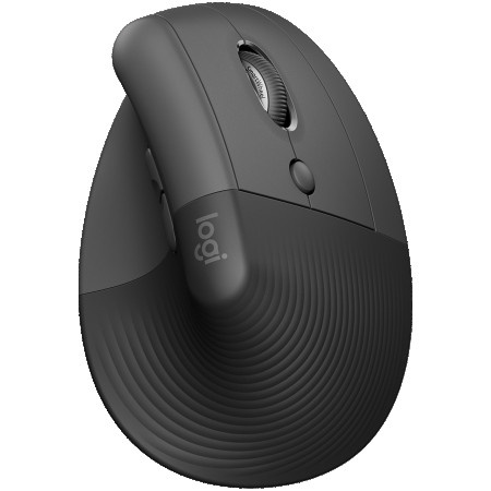 Logitech Lift Bluetooth Vertical Ergonomic Mouse - Graphite/Black ( 910-006494 )