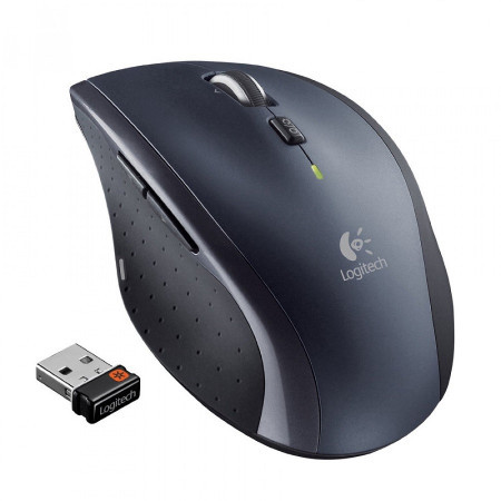 Logitech M705 marathon mouse wireless USB, black - Img 1