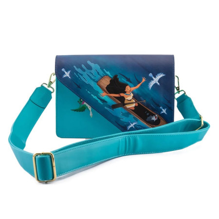 Loungefly disney pocahontas just around the river bend cross body bag ( 051194 )