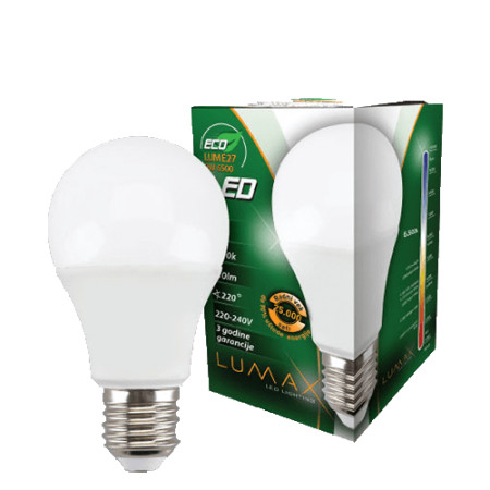 Lumax sijalica LED ECO LUME27-9W 6500K 1/10 ( 003744 )