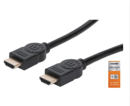Manhattan 355353 HDMI M/M 4K/60Hz/100Mbps/1.8m Kabl