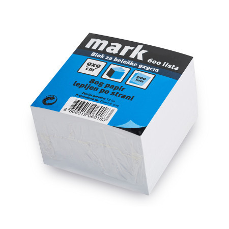 Mark blok za beleške 9x9x5cm 600 lista, lajmovan 060183 ( B081 ) - Img 1