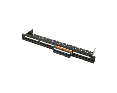 Maxpro line Pec panel 19 inča, Cat.6a, UTP, 24xRJ45, LSA, 1U