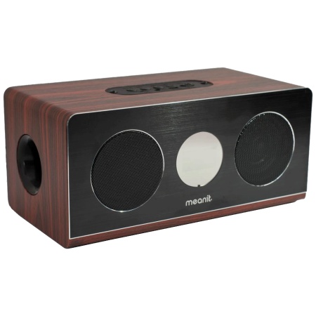 Meanit bežični zvučnik, radio alarm sat, bluetooth, 20w - b5