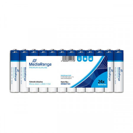 MediaRange alkalne baterije Micro AAA LR03 MRBAT103 ( AAAMRLR324/Z )