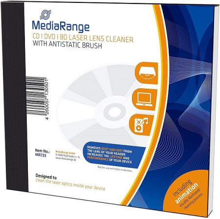 Mediarange CD/DVD/BLU ray laser lens cleaner /MR725 ( 66LS/Z )  - Img 1