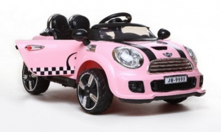 Mini Cooper 222 Dečiji auto na akumulator - Pink - Img 1