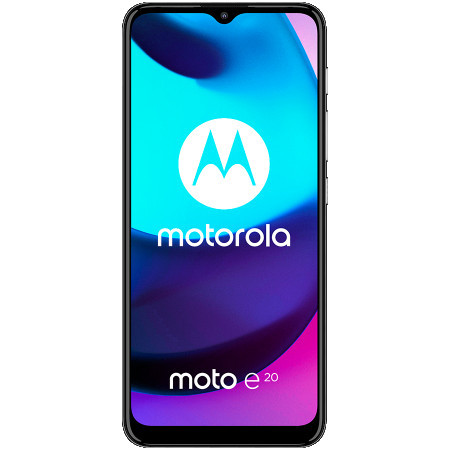 Motorola e20, XT2155-6_GG, 6.5" 720x1600px, HD+, Dual SIM, UNISOC T606, 232GB, microSD, 13MP+2MP, AF, LED Flash, Front 5MP, GPS, FM Radio,