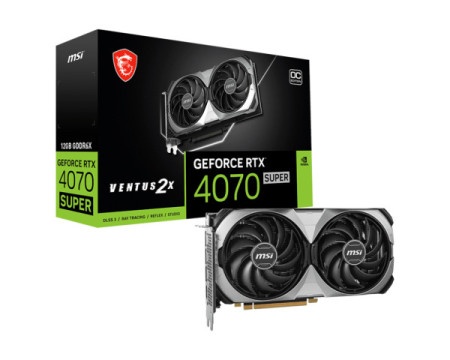 MSI rtx 4070 super 12gb ventus 2x oc gddr6x svga