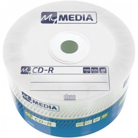 Mymedia CD-R 52X 50PK WRAP 700MB 69201 ( 74MM/Z )