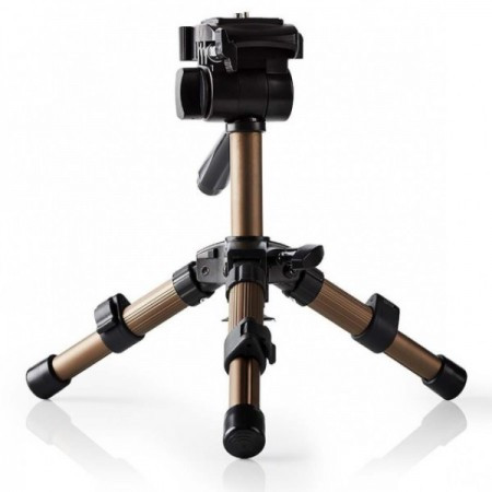 Nedis foto video stativ, tilt, tripod + torba, aluminium MAX 22cm TPOD1100BZ - Img 1