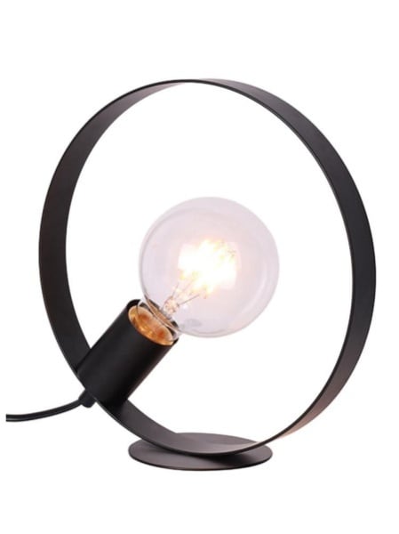 Nexo Stona Lampa Bela Crna 1x40W E27 ( 15080 )